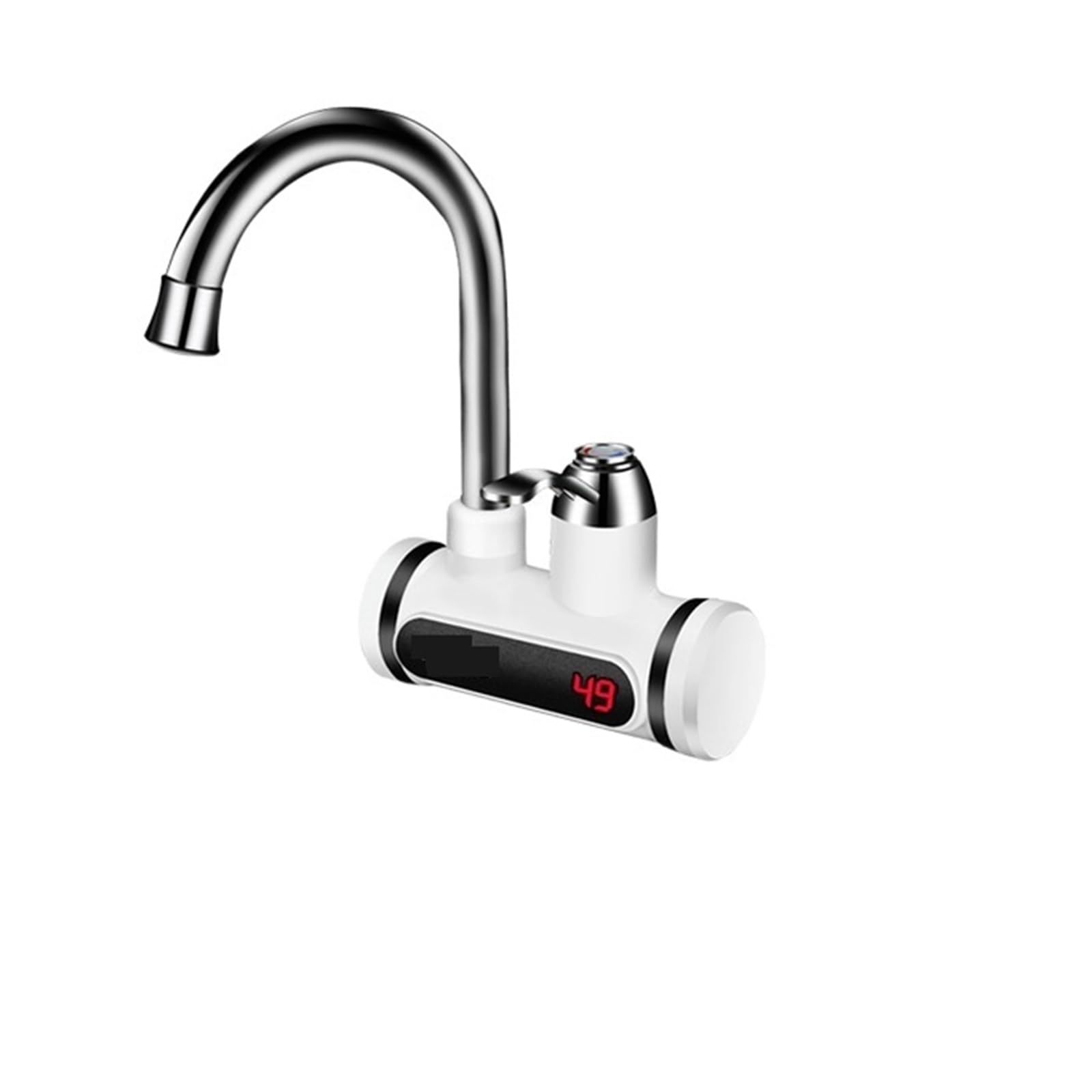 LNHHG Electric Faucet Water Heater Temperature Display Instant Hot Water Heaters Kitchen Tankless Water Heating(SLT101 Long)