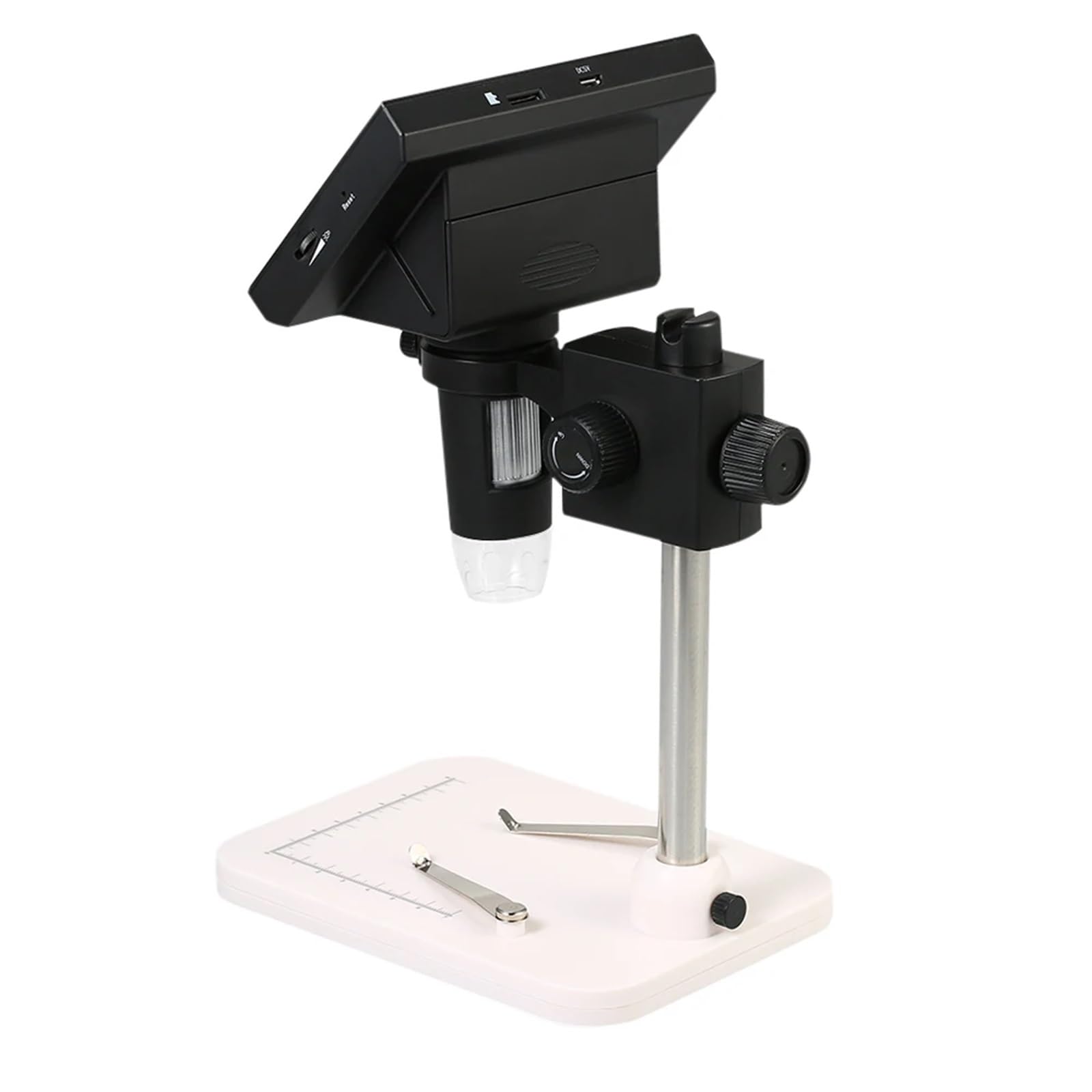 Digitales Mikroskop. Tragbares LCD-Mikroskop 4,3 Zoll Mit LED-Digitallupe 720P Tragbar
