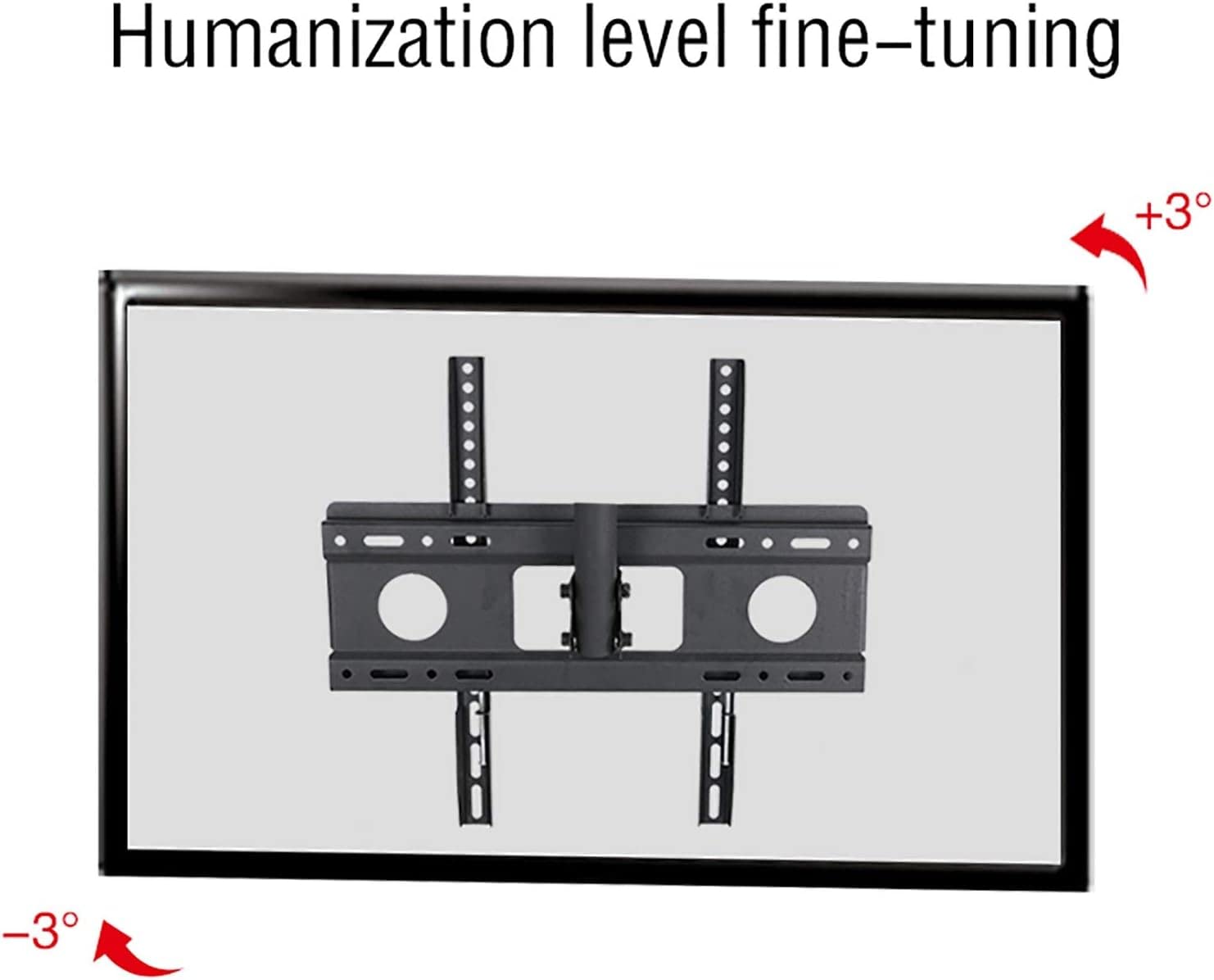 Soporte de TV Ajustable, inclinable y Giratorio, hasta VESA 400 x 400 mm, para Techo, Ideal para centros comerciales, oficinas y Tiendas. Negro （1.5m）