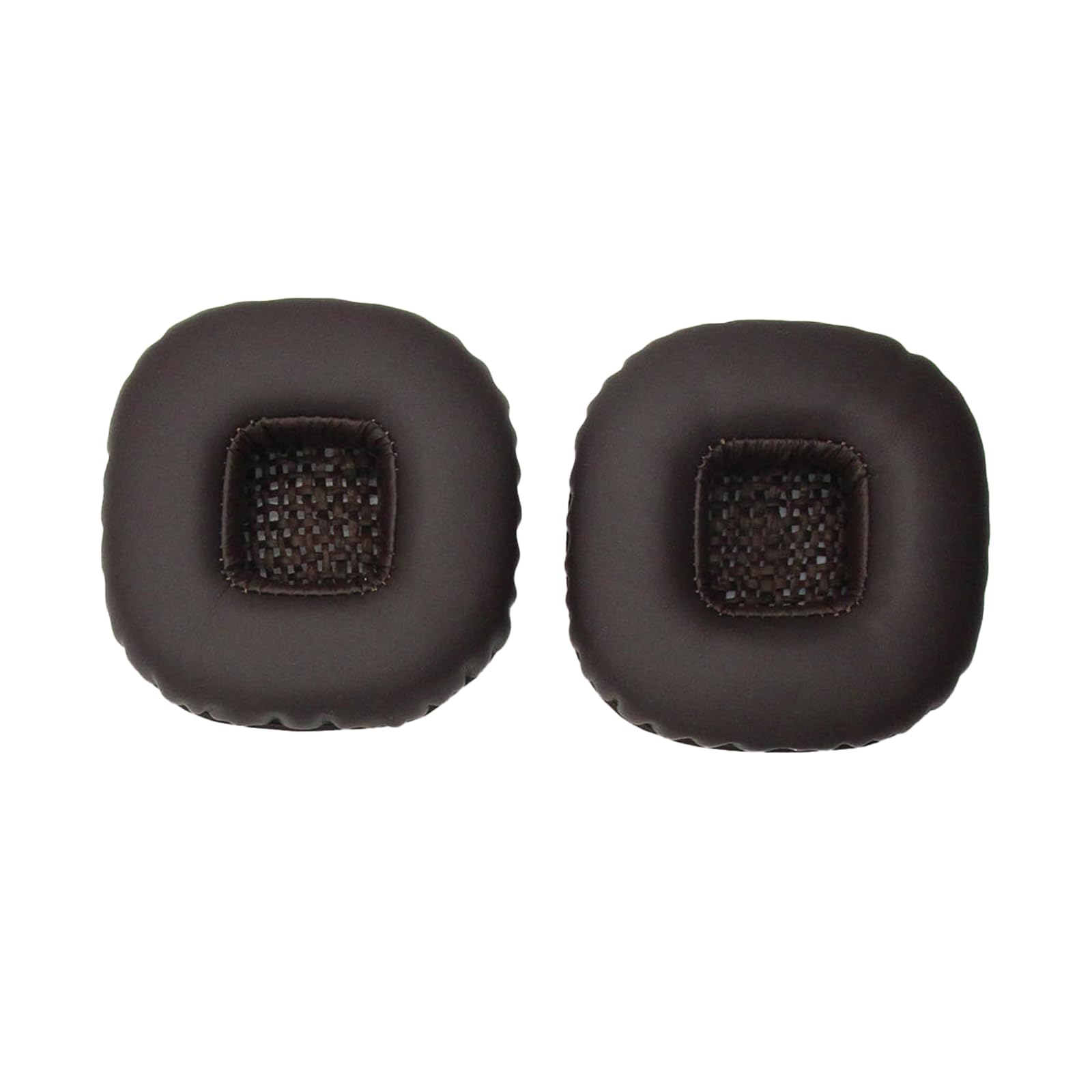 INF Brown Protein Leather Replacement Earpads for Marshall Major II Headphones 6.5x6.5x2cm Soft Memory Foam Cushions - Image 3