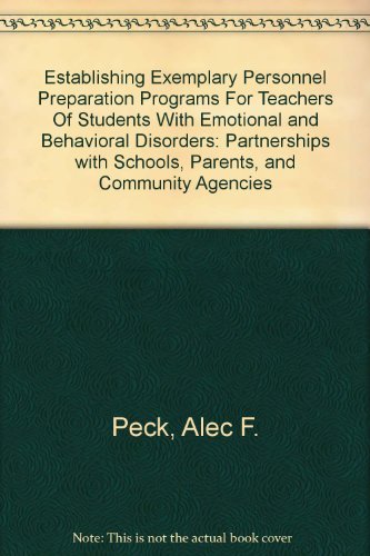 Establishing Exemplary Personnel Preparation Programs For Teachers Of ...