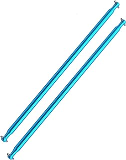 2Pack Share Goo Metal Centre Drive Shaft DogBone 157mm 03003 Compatible with HSP 94103 94123 1/10 RC 4WD Model Car Truck Buggy (Blue)