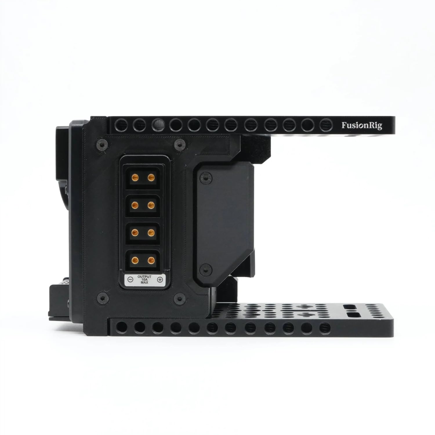 Fusion Rig Cineback-Kamerakäfig-Erweiterungsmodul V-Mount-Platte, D-Tap-Splitter, stoßfester Bildschirmspeicher für ZV-E1-Kamerakäfig(for Smal lRig 4257 Cage Size)