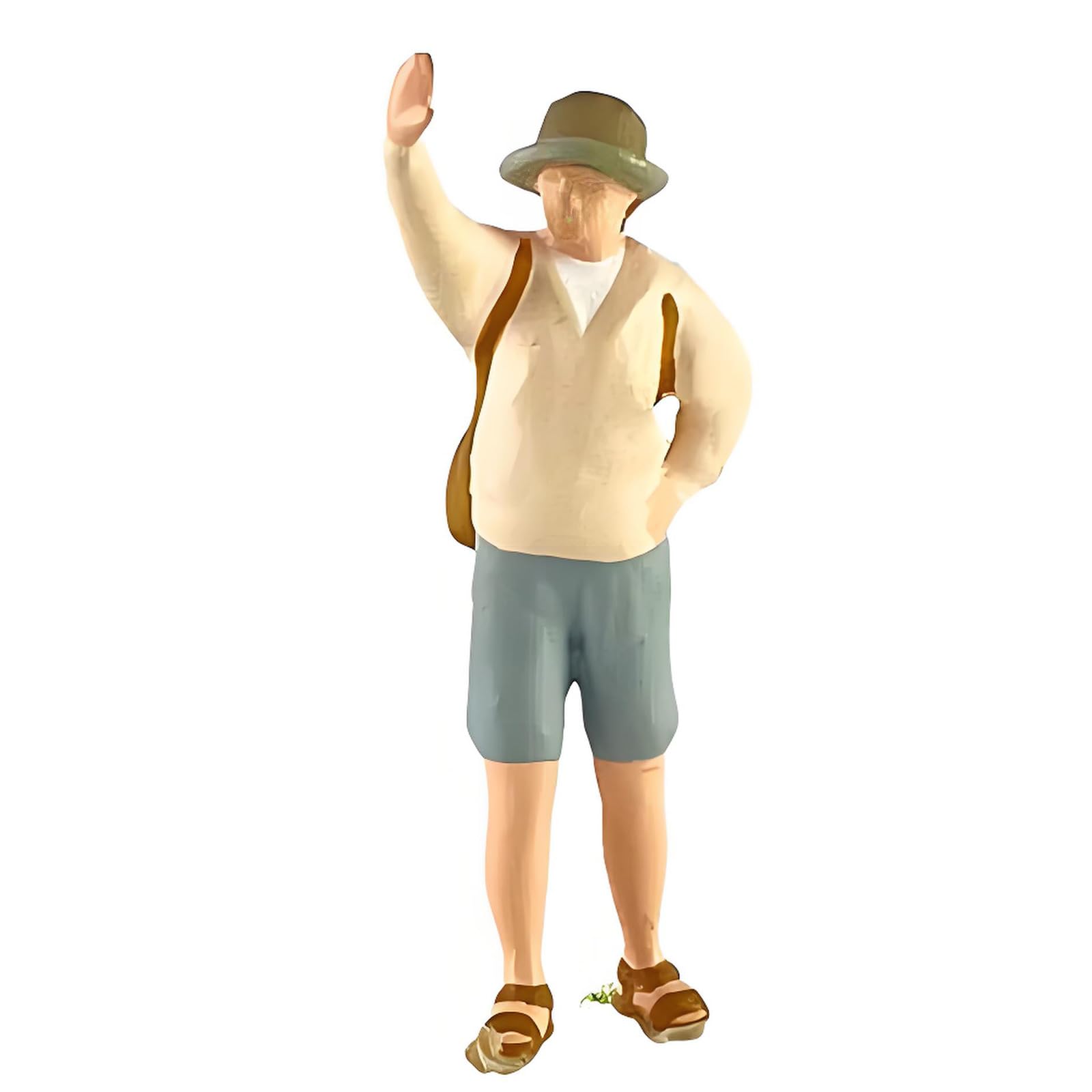 ZEPFJHE Resin Miniature People for Microed Photography and Artistic House Decoration with Flexible Scene Picks Tiny Scene Decorations