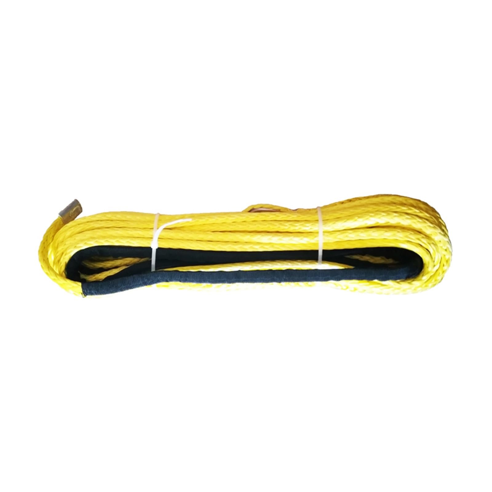 Lina Wyciągarki, 4WD 12mm X 30m ATV Winch Line Auto Trailer Rope Syntetyczny kabel Off Road Holowanie(Rood)