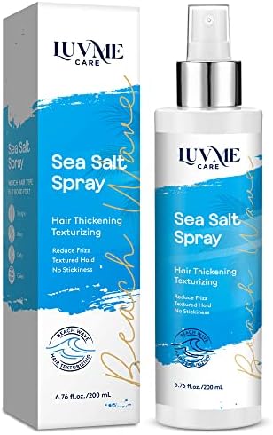 Vemoerce Sea Salt Spray for Hair Men and Women 200 ml - Beach Waves Spray Hair Texturizer, Hair Spray for Fine Hair Texturizing, Instant Thickness, Volume, Texture, and a Light Hold