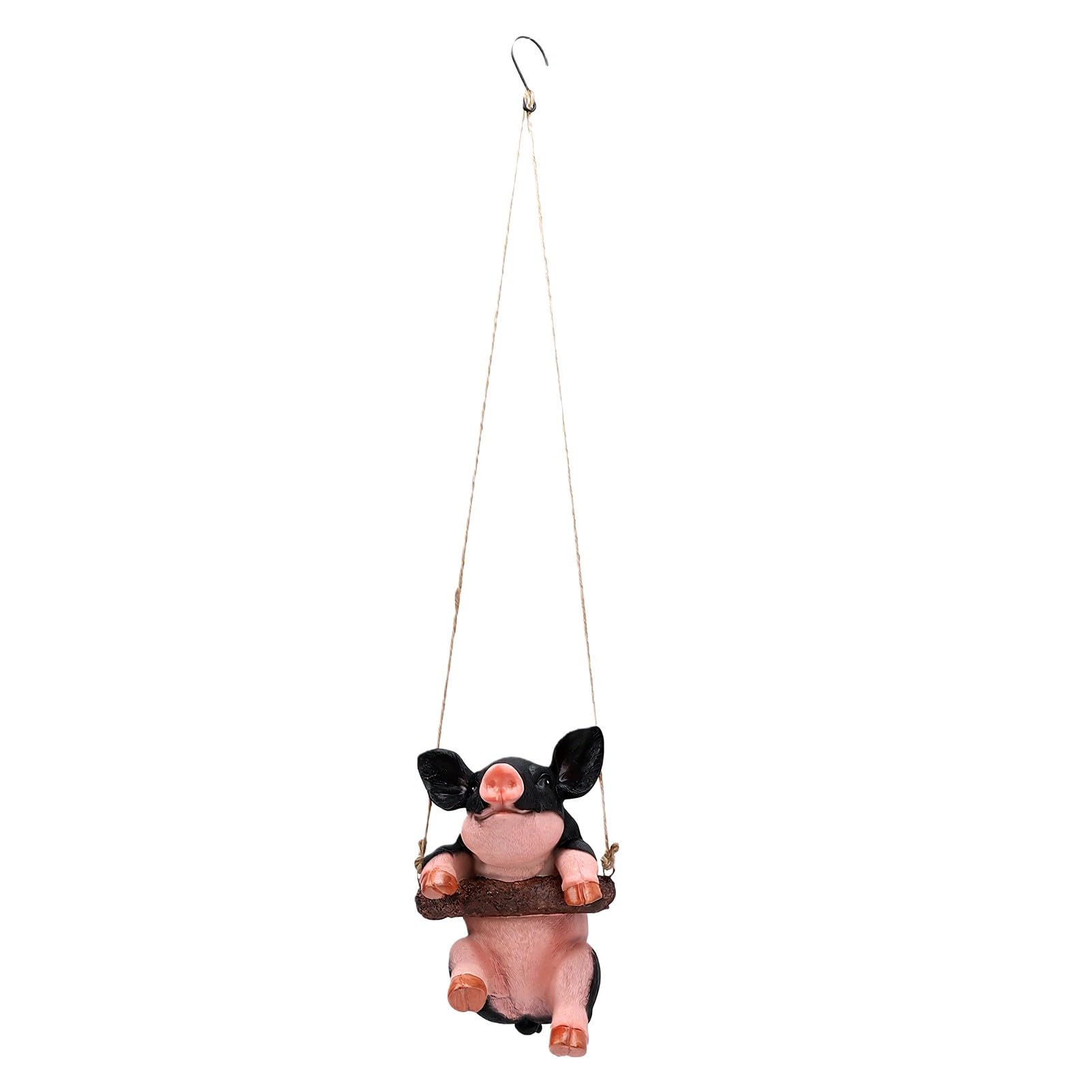 Cochon oscillant pour jardin HEEPDD : statue de décoration intérieure et extérieure de 8.27 pouces
