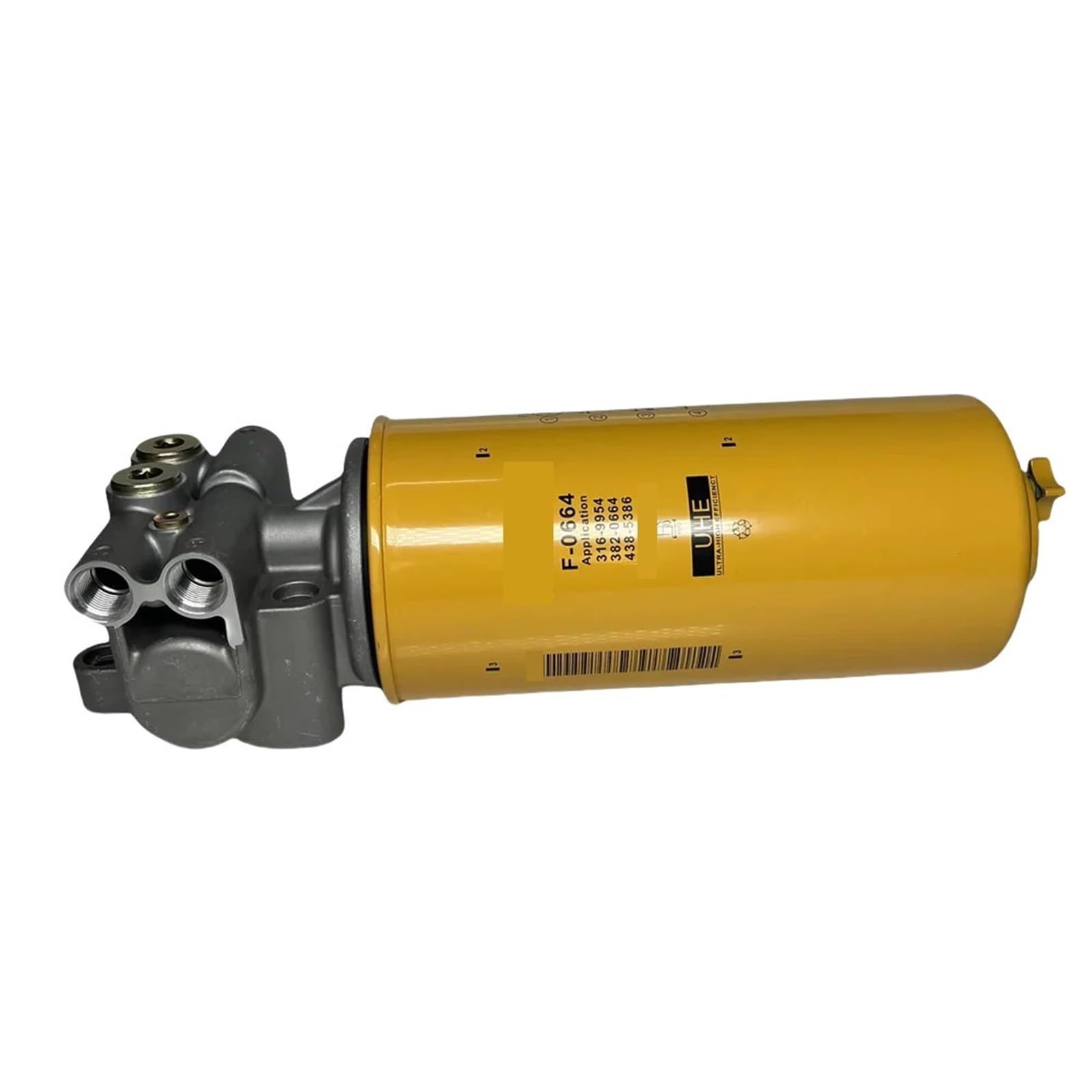 RISWEKFW Excavator 336D2GC 340D Diesel Water Separation Filter Assembly Part Number 438-5386 P501108 382-0664 Heavy Equipment(Dark Grey)