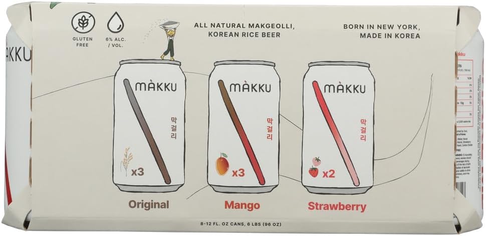 Makku Variety Pack Cans, 8pk, 12 Fl Oz