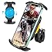 CAPHONT Support Téléphone Vélo Support Téléphone Moto Rotation à 360° Anti-Vibrations Support Universel pour Guidon de Vélo Compatible avec Tous Les Smartphones 4-7 Pouces