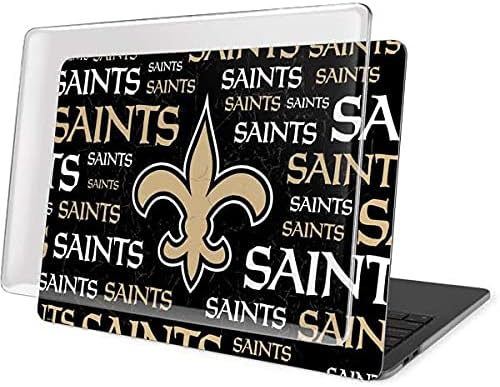 Skinit Case + Skin Compatible with MacBook Pro 16in (2019-20) - Officially Licensed NFL New Orleans Saints Black Blast Design