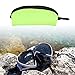 equlup Diving Goggle Storage Bag, Portable Dustproof Fall Diving Goggle Storage Bag Resistant Neoprene Gadgets Gear Pouch for Sunglasses Glasses (Fluorescent Green)