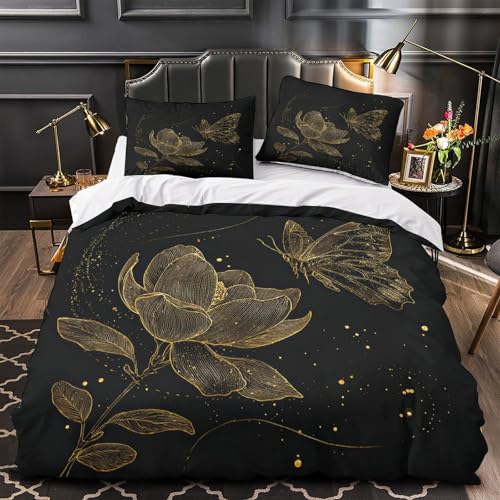 Housse de couette fermeture éclair parure lit super douce