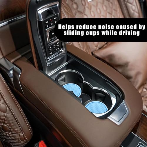 Portavasos para carro Ohleats 4 piezas azul claro miniatura 6