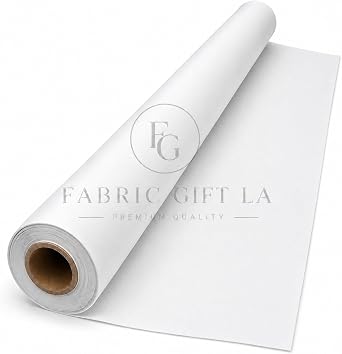 White Blackout Drapery Lining Fabric 54 Wide, 99% Light Blocking Curtain Backing Material,Fabric by The Yard, Ideal for Curtains & Window Treatments