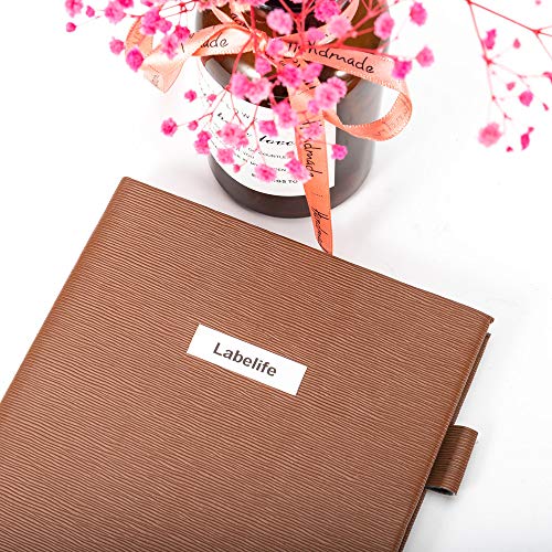 Labelife 6-Pack Label Tape Replacement For Dymo Letratag Refills 91330 10697 Black On White Paper Label Refill For Dymo Letratag Label Maker Lt-100H Lt-100T 200B Qx50, 12Mm X 4M (1/2 Inch X 13 Feet) #TOP7