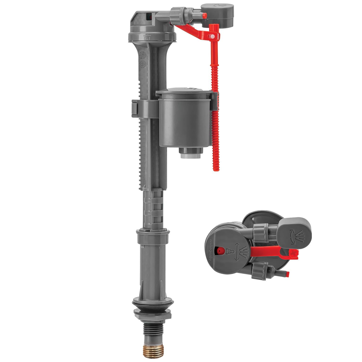 Wirquin 1/2" Jollyfill Air Inlet Valve - Telescopic Brass