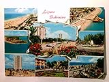  Lignano Sabbiadoro. Italien. Alte Ansichtskarte / Postkarte farbig, gel. 1967. 8 Ansichten rund um den Ferienort.