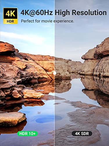 Ugreen 2 Pack Hdmi Adapter Right Angle 270 Degree Gold Plated Hdmi Male To Female Connector Supports 3D 4K 1080P Hdmi Extender For Tv Stick Roku Stick Chromecast Xbox Ps4 Ps3 Nintendo Switch #TOP2