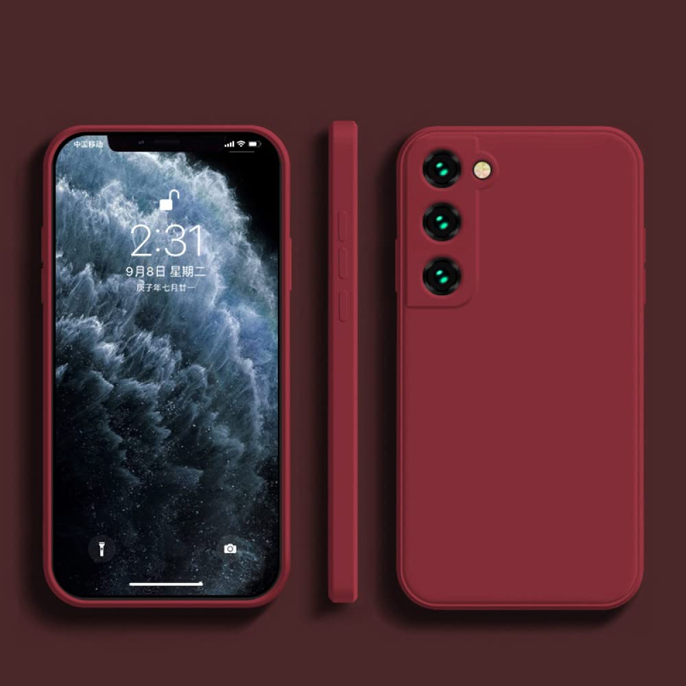Coque silicone liquide Samsung Galaxy A53 5G rouge souple - 5