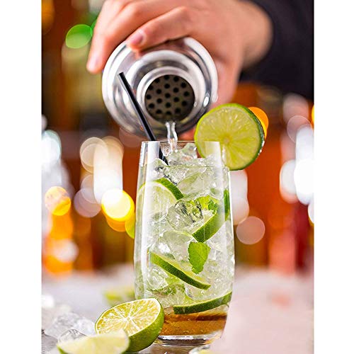 Set Coctelera Kit 6 Piezas Acero Inoxidable 550ml miniatura 6