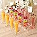 Torchero 20 Pack Champagne Flutes Plastic Wine Glasses Disposable, 4.5 Oz Gold Rim Mimosa Glasses for 2025 Engagement Wedding Birthday New Years Eve Xmas Party Supplies, Bulk Toasting Cocktail Cups