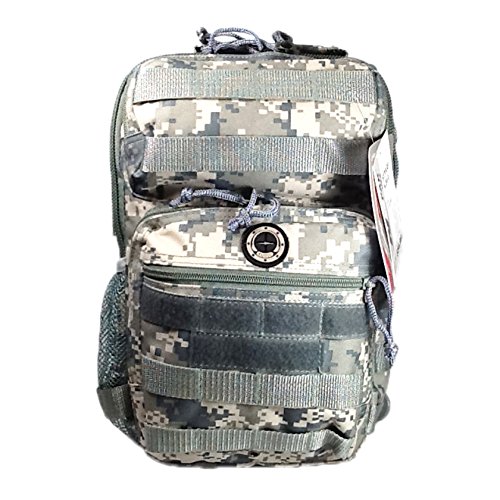 Mochila táctica de un hombro 12" camuflaje digital miniatura 2