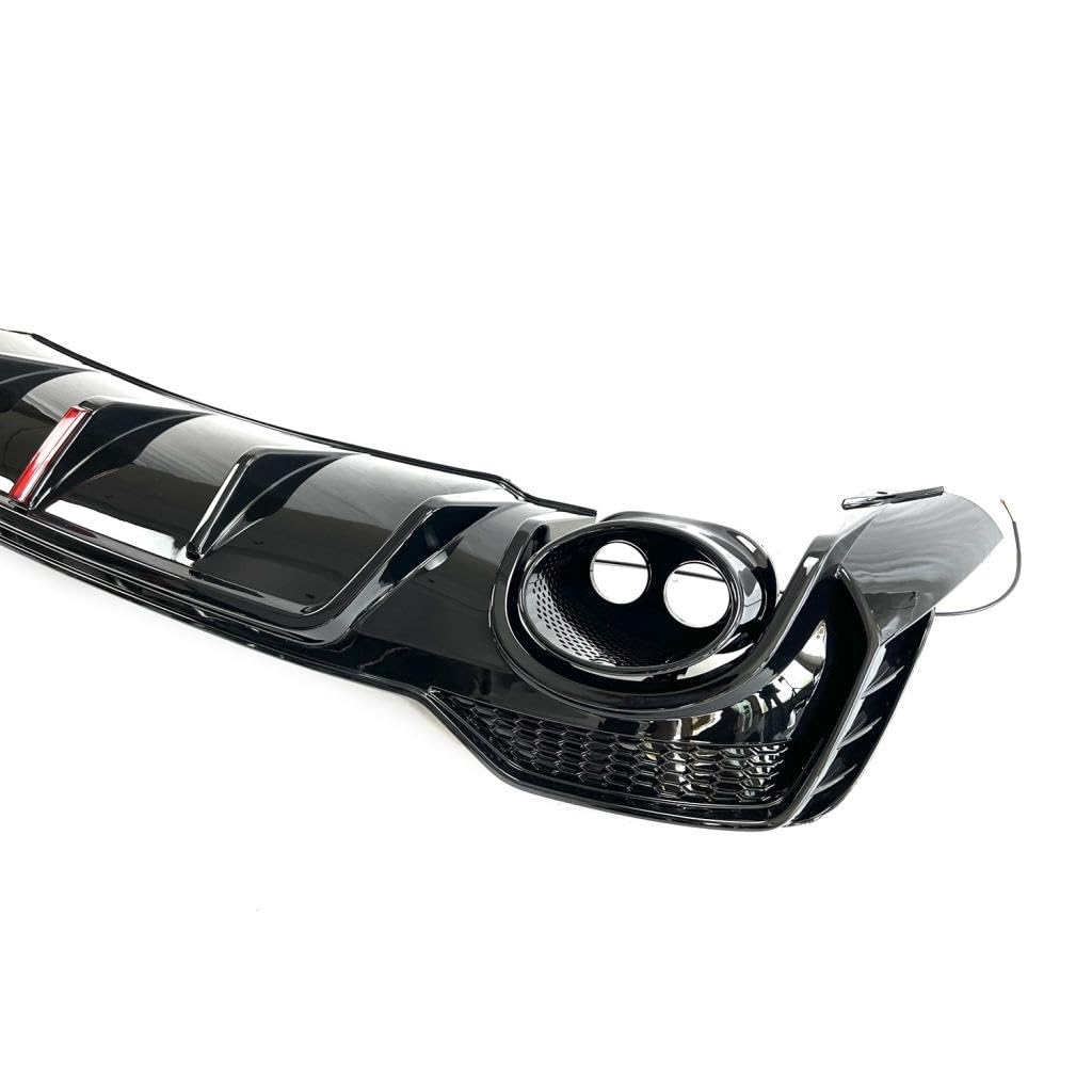 Dyfuzor Tylnego Zderzaka Spoiler Z Końcówkami Rury Wydechowej Dla Q3 Sport 2021 2022 Tylny Rozdzielacz Samochodu Dyfuzor Usta Osłona Deflektora samochodowy zderzak Splitter dyfuzor