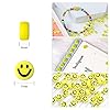 300pcs Yellow Smile Face Acrylic Beads,7 Mm Acryl Happy Face Spacer Beads for DIY Jewelry Bracelet Earring Necklace Craft Making Supplies #1