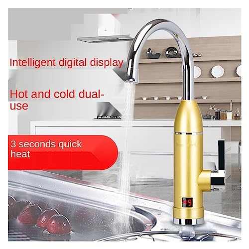 Chauffe-eau de cuisine à double usage pour eau chaude instantanée avec écran numérique LED - 5