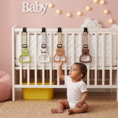 Image of SNOWIE SOFT Soft 4 Pack Adjustable Pull Rings Baby Walking Assistant