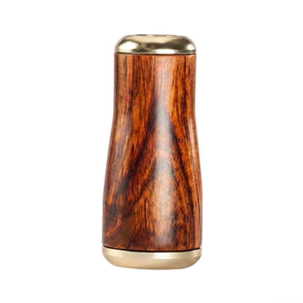 Pomello ergonomico in legno curvo da 16,8 mm, 4 mm | Struttura in radica di palissandro, finitura levigata a mano, tocco delicato sulla pelle, comode giornate lunghe