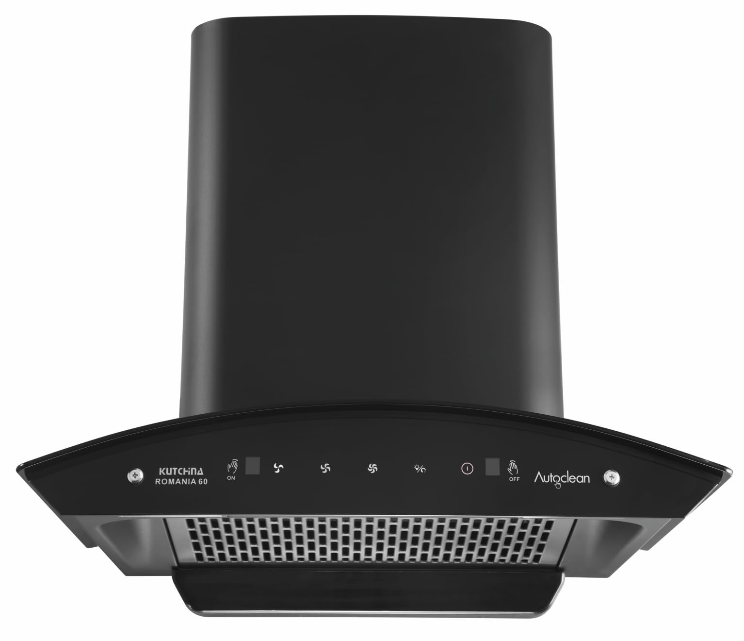 Kutchina Chimney 60 cm 1300 m³/hr Autoclean Filterless Chimney for Kitchen 60cm, Romania | 9 Yrs Warranty on Motor, 1 Yr on Product | Touch Control + Wave Sensor