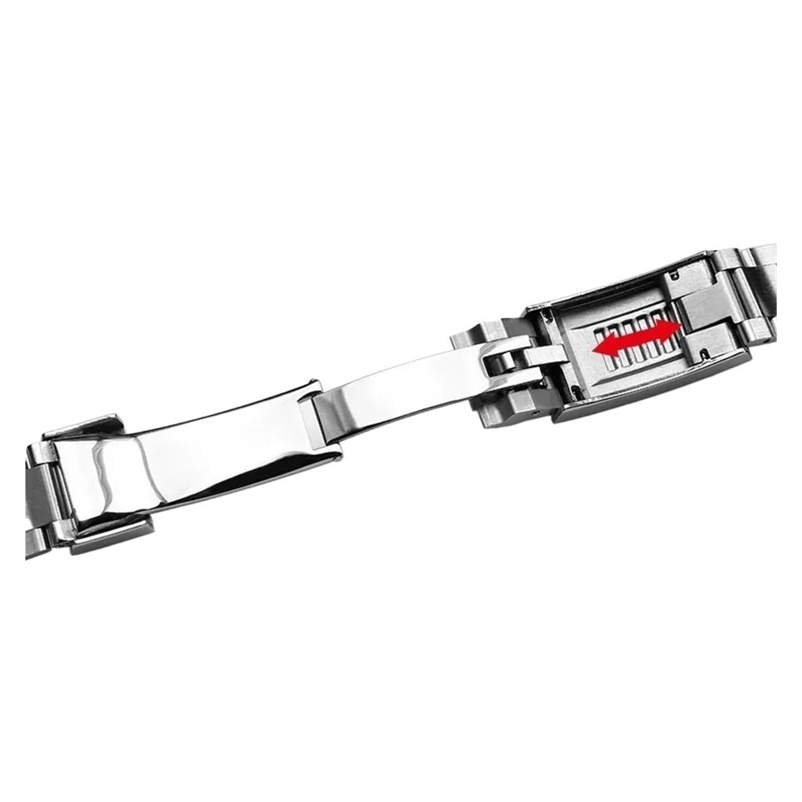 Générique Compatible avec Rolex SUBMARINER Yacht-Master GMT Bracelet de montre, fermoir Glidelock, en acier inoxydable 20mm 21mm