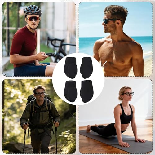 Image of 4Pcs Silicone Eyeglass Ear Grip Compatible with Wayfarer /Skyler /Headliner & Gen 2 Smart Glasses Accessories, Anti-Slip Elastic Eyeglasses Retainers for Gen 2 Smart Glasses Glasses Accessories