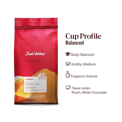 Miniatura 3 de Juan Valdez Coffee Colina Café colombiano de tostado medio 16 onzas  1601oz - Café Premium en Grano
