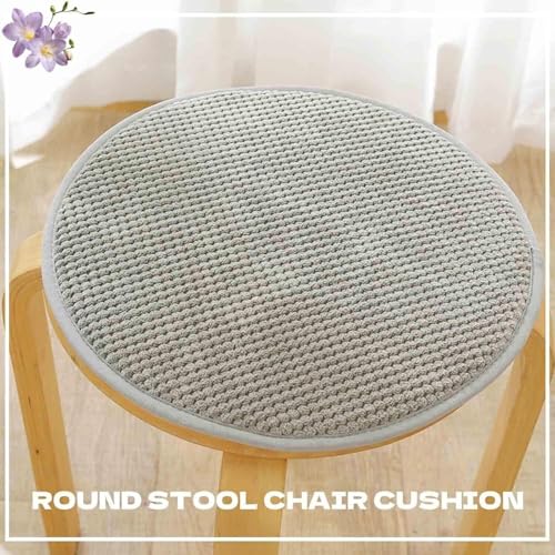 Coussin rond pour tabouret lavable qui ne glisse pas - 3
