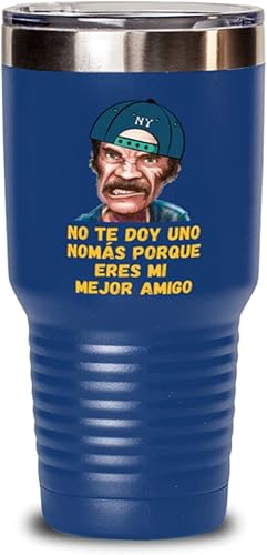 Regalo para mejor amigo vaso de vino y blanco no te doy una nomas