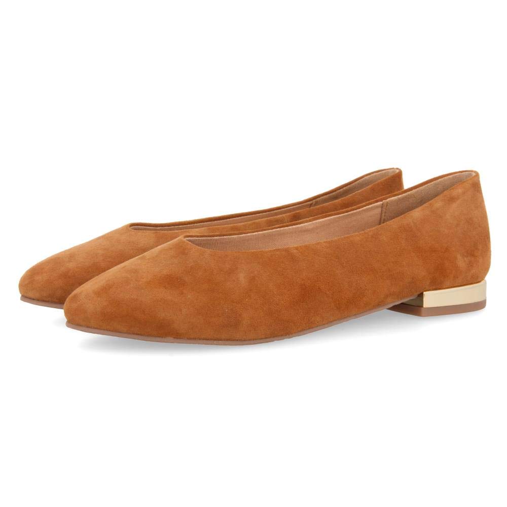 Tacones Zara Dorado talla 38 EU de en Poliéster - 15909398