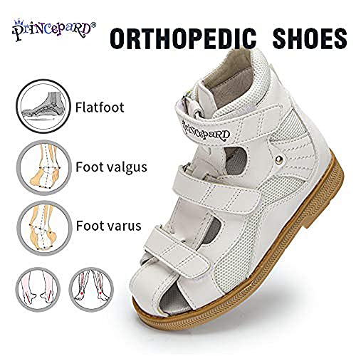 princepard Orthopedic Shoes for Flat Feet O/X Leg Arch Support Corrected Care Summer Closed-Toe Corrective Sandals Kids Toddler Girls2