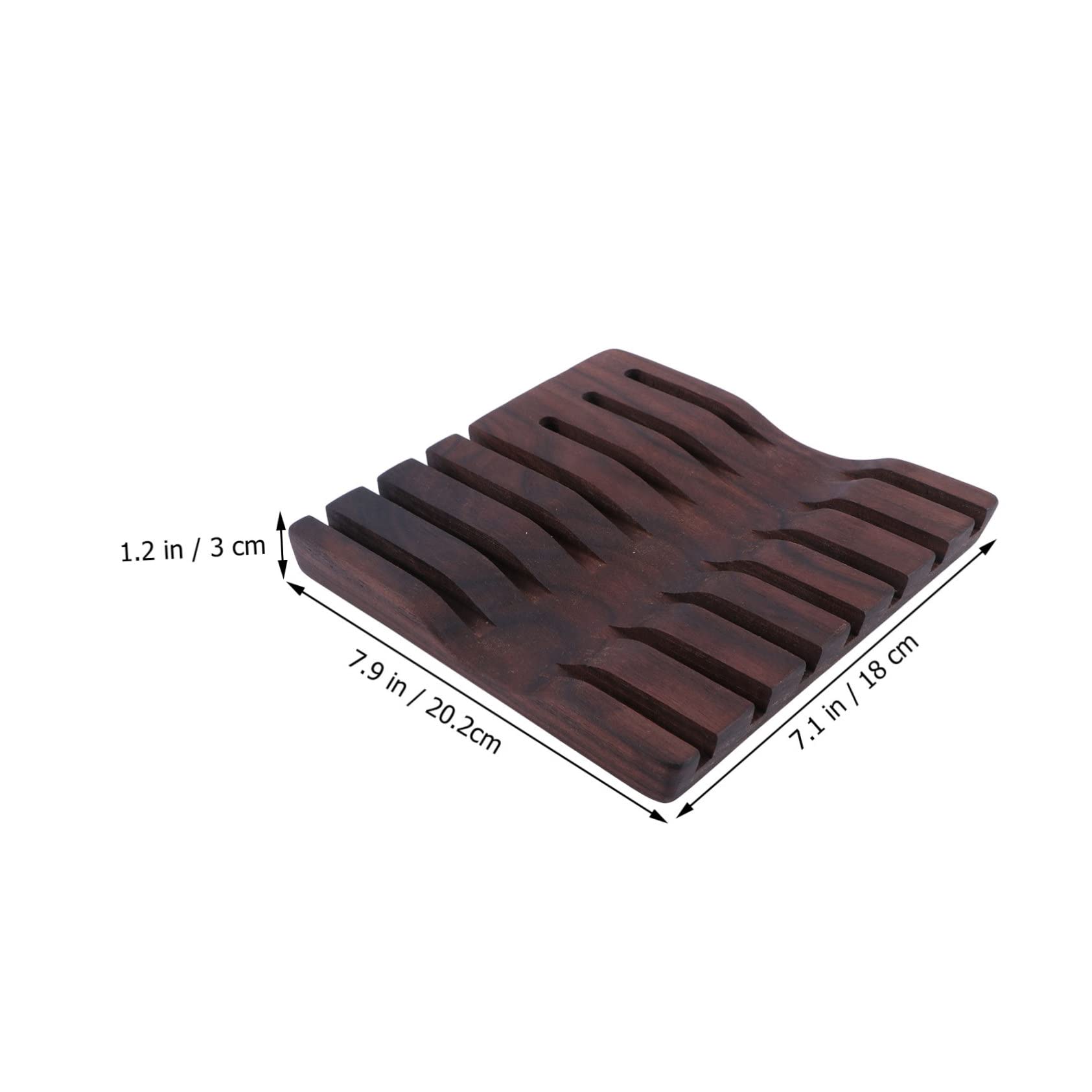 BIUDECO Wooden Scissors Storage Holder Barber Shop Scissors Display Rack Hairdressing Tools Display Stand