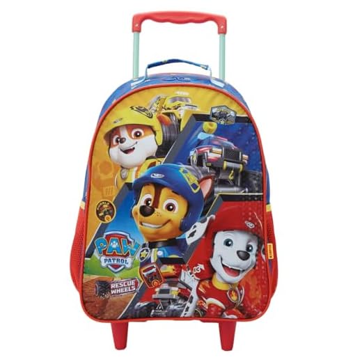 Kit Mochila Carrinho Lancheira Estojo Patrulha Canina 13470