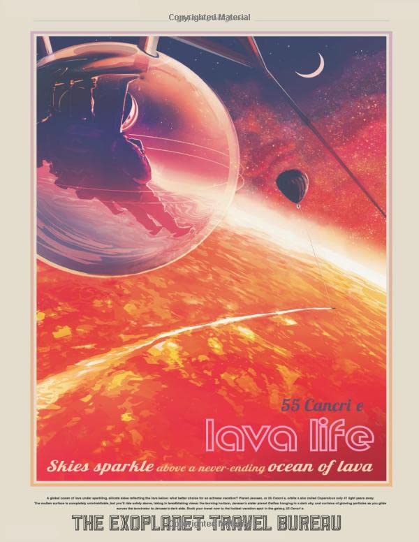 NASA Lavalife Themed Space Exploration Logbook and Journal for Physics, Astronomy, and Science Students: 55 Cancri e - A Workbook for Science and Outer Space Galaxy Nerds (Space Travel Posters)