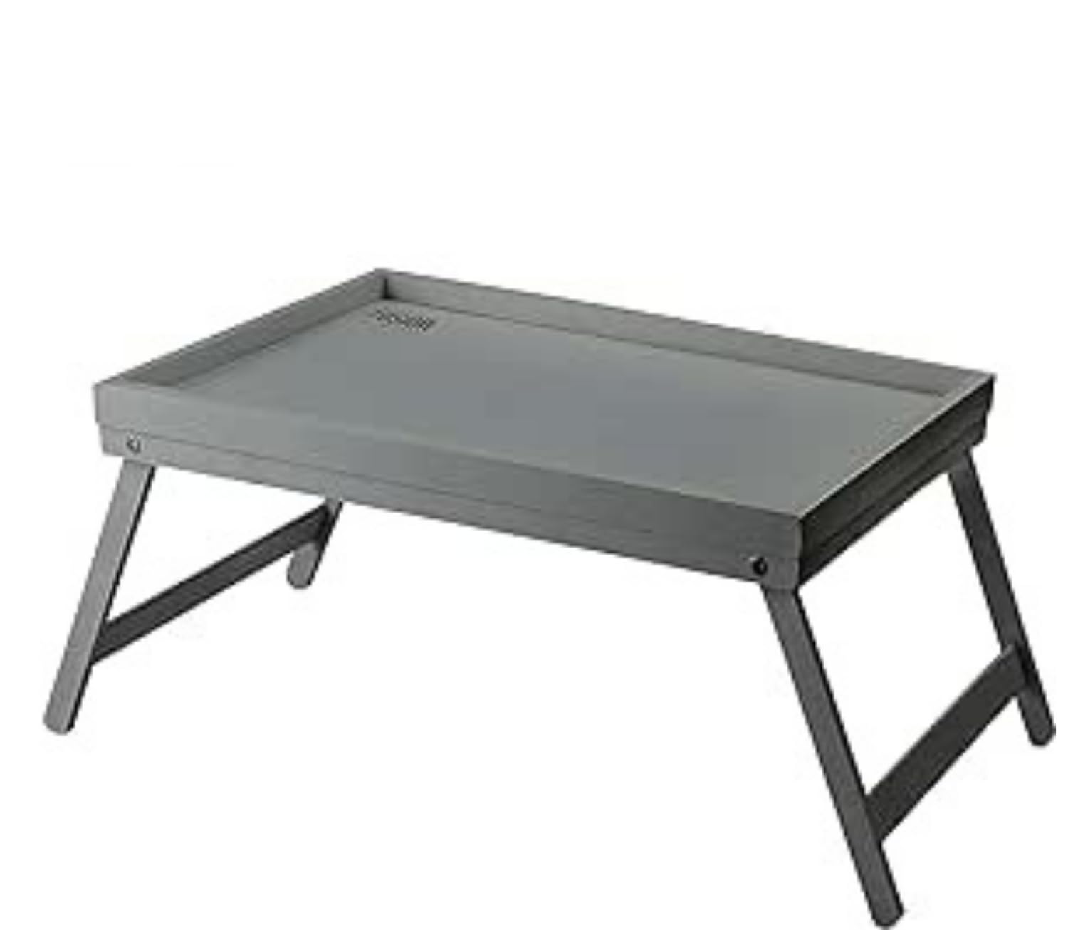 Fusion Food Bamboo Bed Tray Table With Foldable Legs & High Edges Multipurpose Lap Desk Free Standing Wooden Desk For Breakfast In Bed Sofa Snack Trays Strong Durable Laptop Stand Easy to Clean