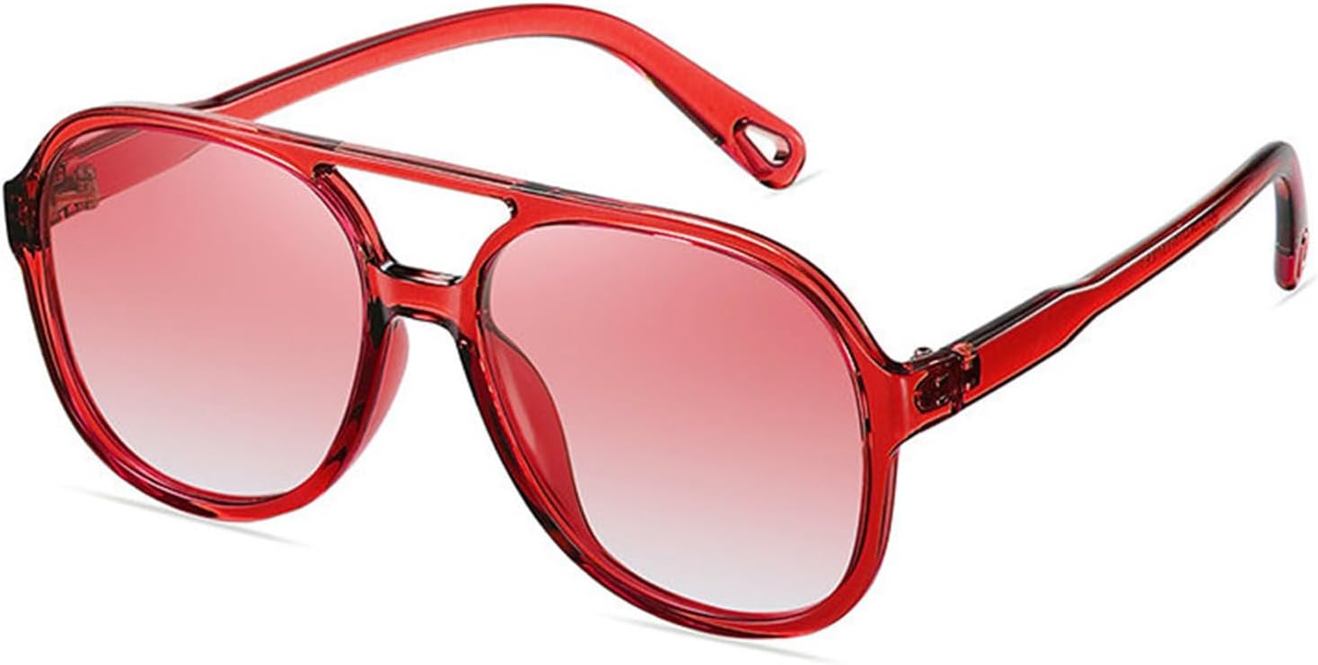 willochra Polarized Oversized Pilot Sunglasses Women Men Vintage Double beam Shades Eyewear Trendy Popular Sun Glasses image 3