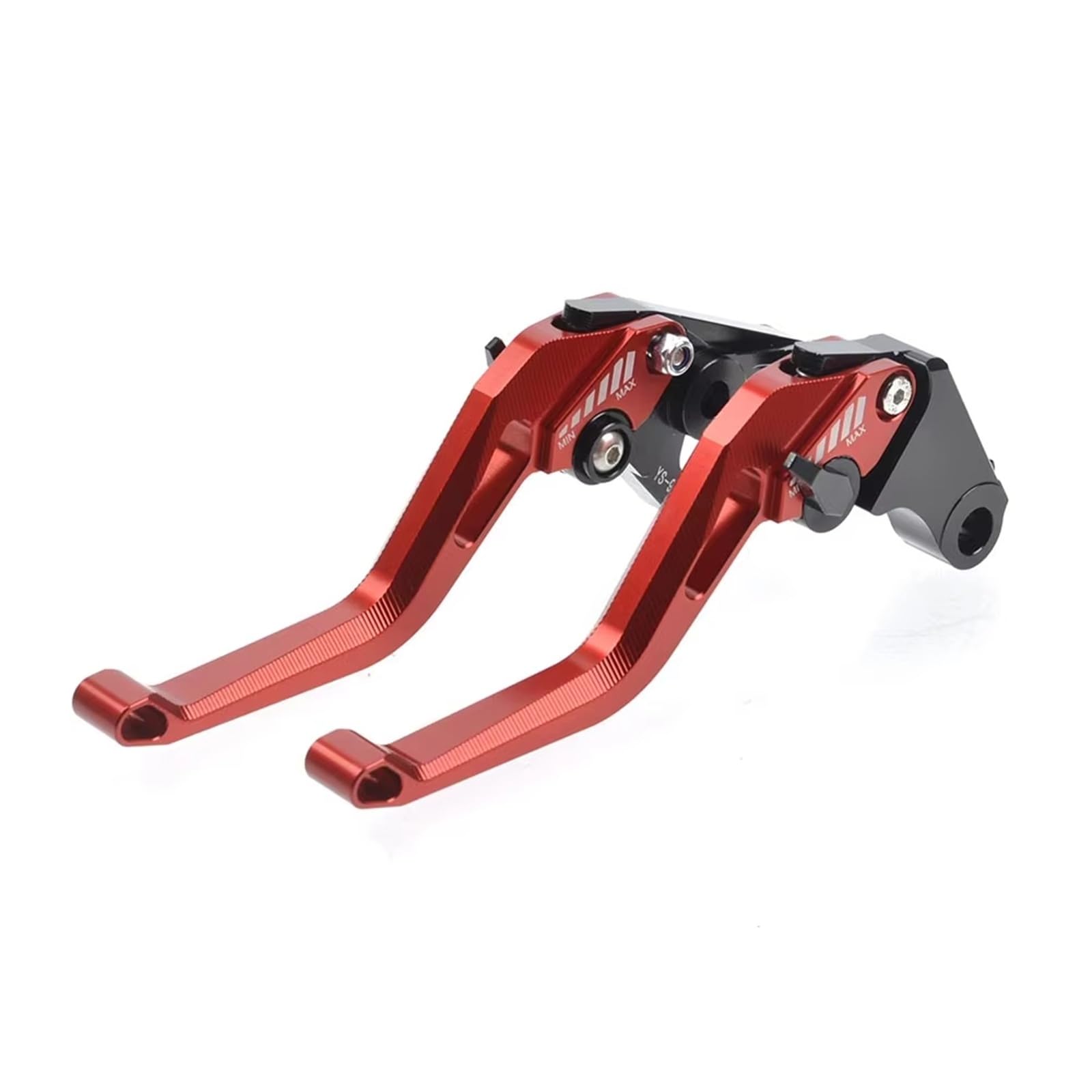KOEHXJ Brake Clutch Levers for Kawasaki for Z900 for Z650 for Ninja for VERSYS for 650cc Aluminum CNC Adjustable Motorcycle Brake Clutch Lever(Red Black)