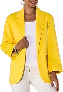 Ladies yellow blazer uk Clearance