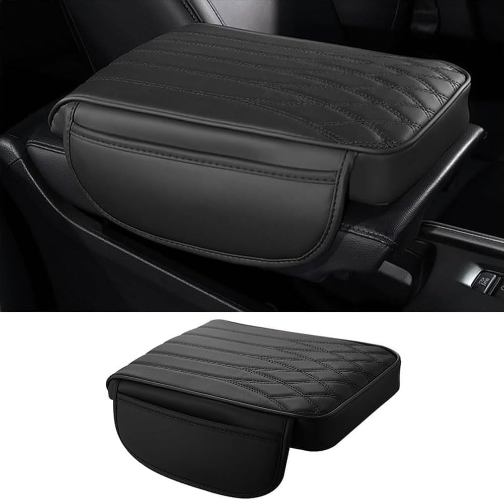 Car Armrest Box Mat for Suzuki Jimny (FJ) 1. Gen 2007-2017, Multifunction Leather Arm Rest Box Cushion Storage Function Auto Interior Accessories,B-32 * 22 * 5