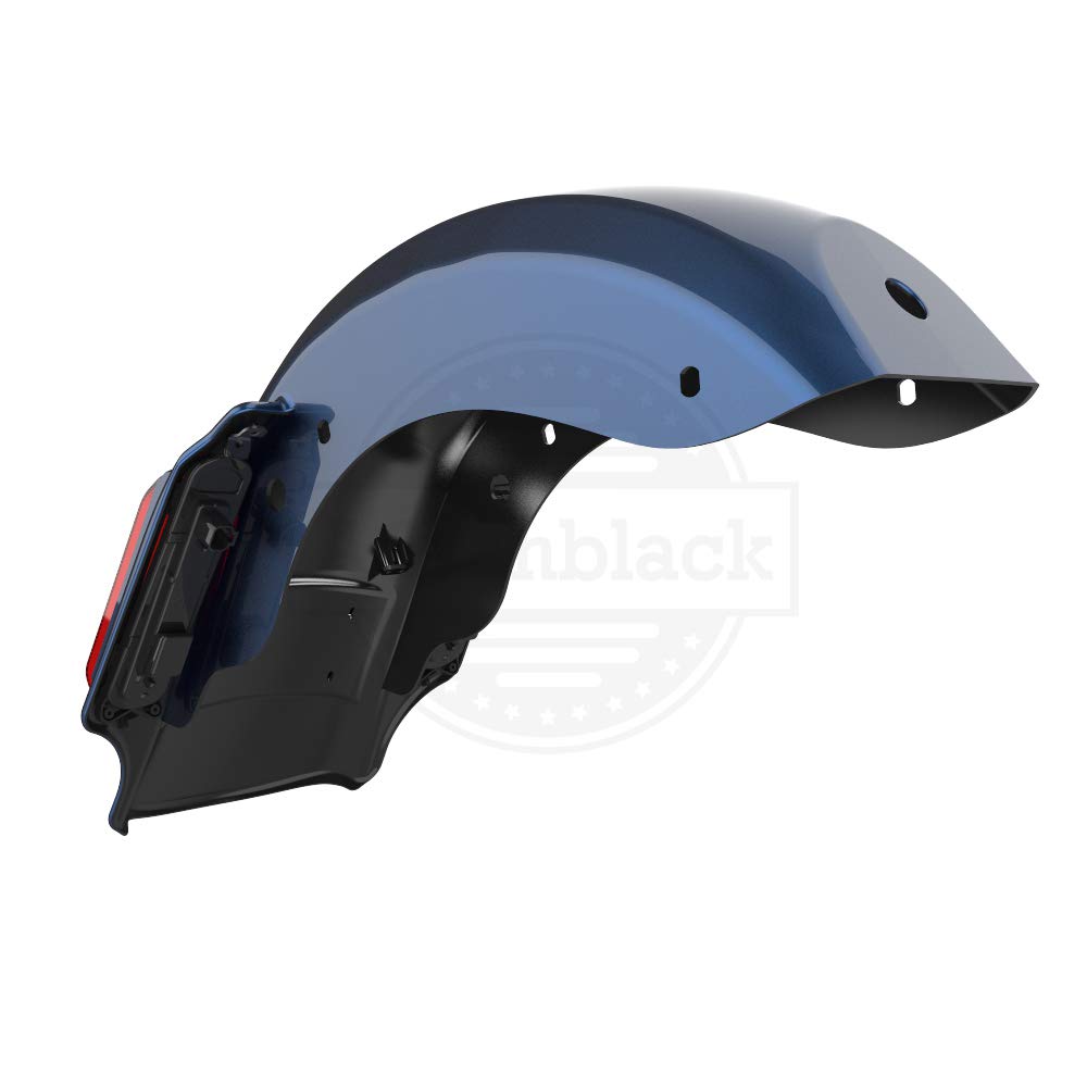 Amazon.com: Big Blue Pearl Dominator Fender Stretched Rear Fender