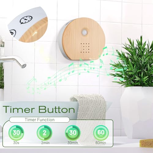 singing bird box original white noise nature sound box with motion sensor portable birds chirping with timer 9 soothing songs sound therapy for bathroom home baby adult travel relaxing 0-90db